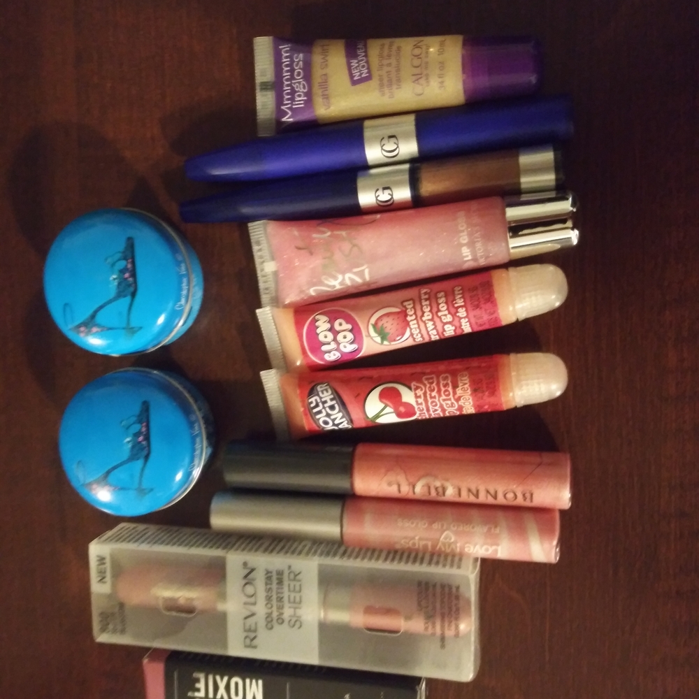 Lot 8 Rare bareMinerals Moxie Assorted Lip Glosses Victoria's Secret Beauty Rush